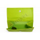 Kožená mini peněženka Arwel 511-4392A zelená