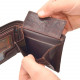 Pánská kožená peněženka Poyem 5221 hnědá