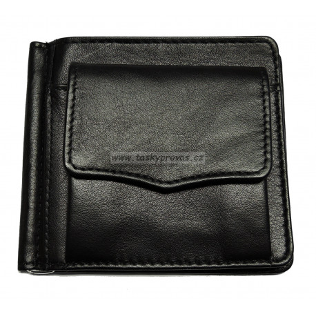 Kožená peněženka dolarka Talacko 8215-1 černá