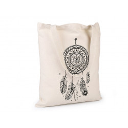 Textilní taška bavlněná lapač snů 770993-1 béžová
