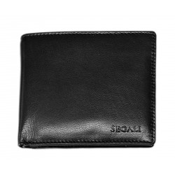 Pánská kožená peněženka Segali SG-7479 black