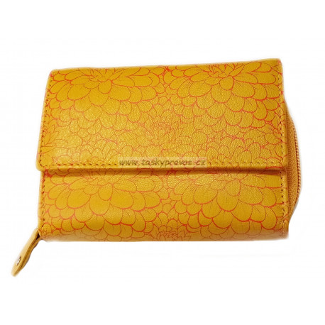 Dámská kožená peněženka DD X 14-12 yellow