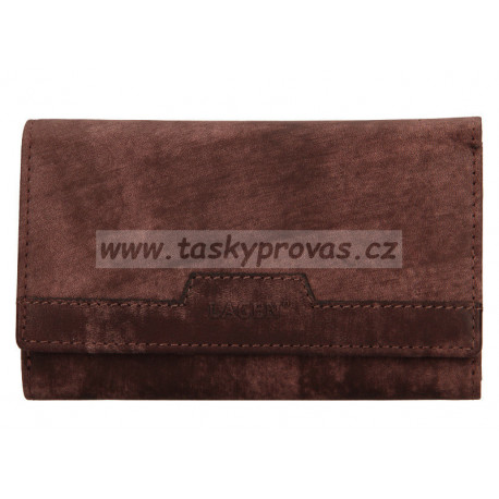 Dámská kožená luxusní peněženka Lagen BLC/4730/220 brown