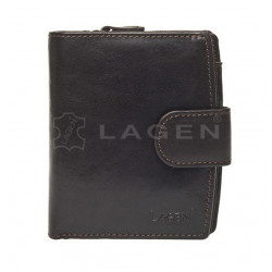 Kožená peněženka dámská Lagen 3807/T hnědá