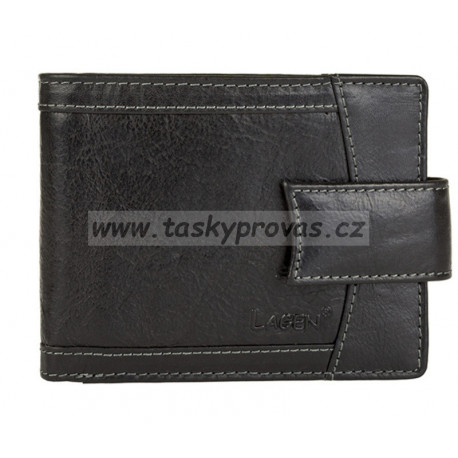Pánská kožená peněženka Lagen V-06/T černá