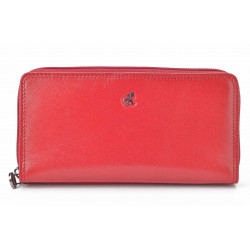 Dámská kožená luxusní peněženka Cosset 4401 Komodo red