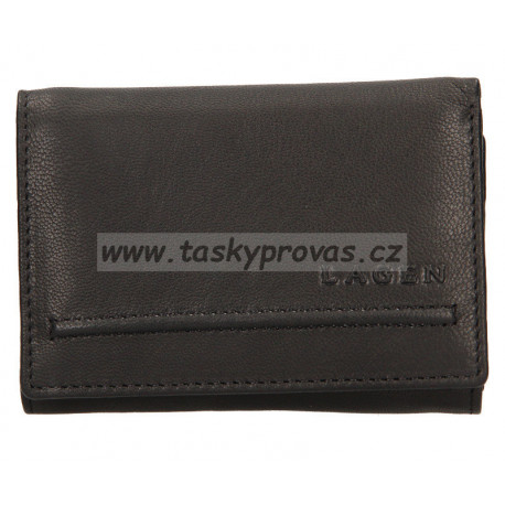 Dámská kožená peněženka Lagen LM-2520 E černá