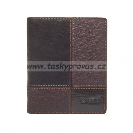 Pánská kožená peněženka Lagen V-28/T tm.hnědá