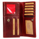 Dámská kožená peněženka Lagen V-102/T červená