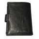 Pánská kožená peněženka 306L černá RFID