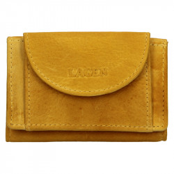Lagen malá kožená peněženka W-2030/D yellow