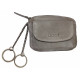 Luxusní kožená klíčenka Lagen 786-382/D grey