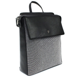 Kožený batoh Arwel 311-1660B-60/T černý