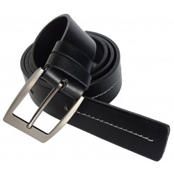 Opasek kožený Belts 504/8 černý