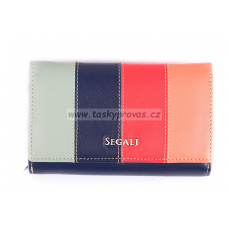 Dámská kožená peněženka Segali SG-7490 multi