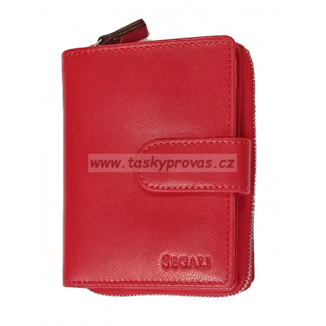 Dámská kožená peněženka Segali SG-7521 red