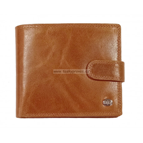 Pánská kožená peněženka DD X 03-09 sv.hnědá