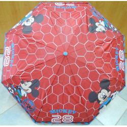 Deštník skládací Perletti 50103 červený