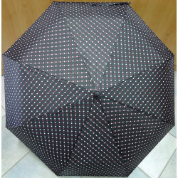 Deštník plně automatický Blue Drop A573UC černý/kostička