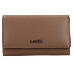 Dámská kožená luxusní peněženka Lagen BLC/5304/222 taupe