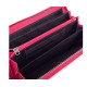 Dámská kožená peněženka Segali SG-7079 hot pink/black