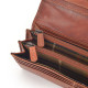 Dámská kožená peněženka Poyem 5224 koňaková