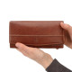 Dámská kožená peněženka Poyem 5224 koňaková