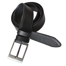 Pánský luxusní kožený společenský opasek Belts 35-020-5 černý