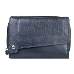Dámská kožená peněženka Tom 203/93 tm.modrá