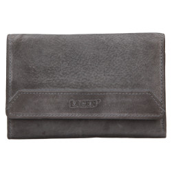 Dámská kožená luxusní peněženka Lagen LG-11/D grey
