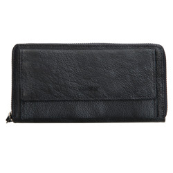 Dámská kožená luxusní peněženka Lagen 786-017/D charcoal