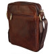 Kožená taška Sendi Design B-52006 hnědá