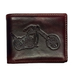 Kožená peněženka Sendi Design 104W/Moto brown