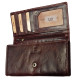 Dámská kožená peněženka B-D04 brown