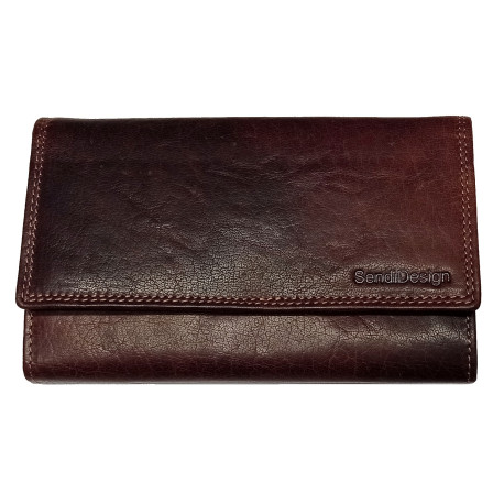Dámská kožená peněženka B-509 brown