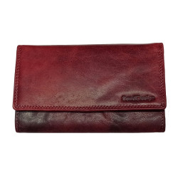 Dámská kožená peněženka B-509 red