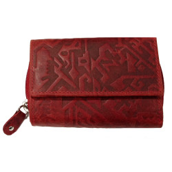 Dámská kožená peněženka DD X 14-38 červená