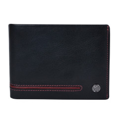 Pánská kožená peněženka Segali 753.115.2007 black/red