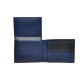 Pánská kožená peněženka Segali 753.115.026 black/blue