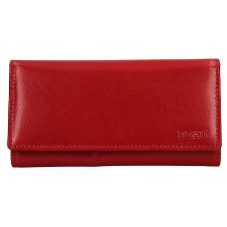 Dámská kožená peněženka Lagen V-102/B červená