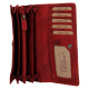Dámská kožená peněženka Lagen V-102/W červená