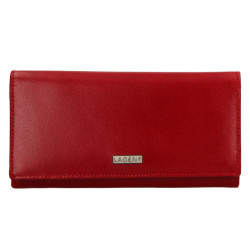 Lagen dámská kožená luxusní peněženka Lagen 50039 red