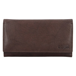 Dámská kožená peněženka Lagen V-62 d.brown