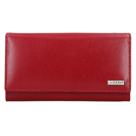 Dámská kožená luxusní peněženka Lagen 3737 red