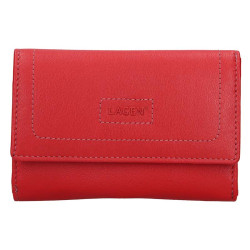 Dámská kožená luxusní peněženka Lagen BLC/4386/419 red