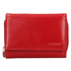 Dámská kožená luxusní peněženka Lagen 19065 red