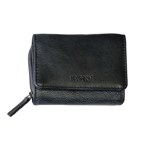 Dámská kožená luxusní peněženka Lagen 4721/R charcoal