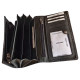 Dámská kožená peněženka Tom 1056/082 černá tlačená