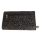 Dámská kožená peněženka Tom 1056/082 černá tlačená