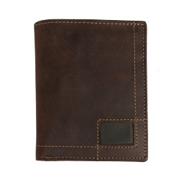 Pánská kožená peněženka Tom 5560/80-82 hnědá/černá